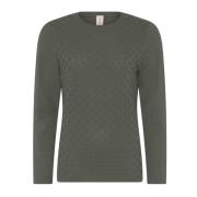 Plettet Struktur Pullover Bluse Myrtle