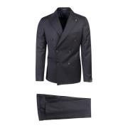 Peak Lapel Wool Suit Set