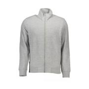 Gr Zip-Up Sweatshirt med Broderi