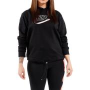 Varsity Big Logo Sort Sweatshirt Kvinder