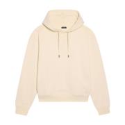 Beige Sweatshirt med Behagelig Pasform