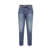 Jeans med 98% bomuld 2% elastan