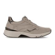 Farverig Rullende Gående Sneaker - Beige