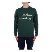 Grøn Logo Sweater Uld Blanding