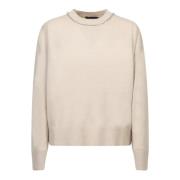 Luksuriøst Beige Strikvarer AW24