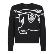 Sort Sweatshirt til Mænd AW24