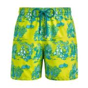 Deep Sea Toile de Jouy Badeshorts til mænd