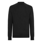 Merino uld Mock Polo Neck Jumper