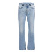 Klassiske Stone-Wash Straight Jeans