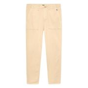 Beige Chino Bomuld Bukser