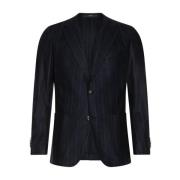 Elegant Stribet Blazer