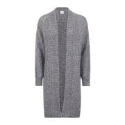 Mohair Bomuld Cardigan med Lurex