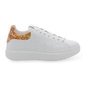 Hvide Læder Sneakers Geo Classic