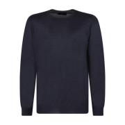 Mørkeblå Crew Neck Sweater