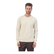 Hvid Crewneck Sweater Regular Fit