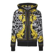 Hoodie med graffiti print