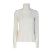 Hvid Sweater Lana Cashmere Håndvask