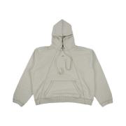 Beige Millbank Hoodie med Snørehætte