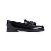 Sort Loafer Sko Elegant Stil