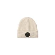 Merino Wool Lens Beanie - Hvid