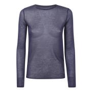 Blå Micromodal Cashmere T-shirts og Polos