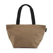 Farveblok Nylon Tote Taske