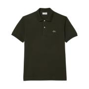 Militærstil kortærmet poloshirt