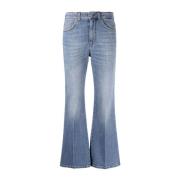 Højtaljede Flare Jeans