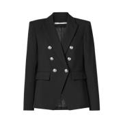 Dobbeltbrystet Grain de Poudre Blazer