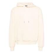 Broderet Logo Sweatshirt i Lys Gul