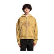 Tan Crest Hoodie