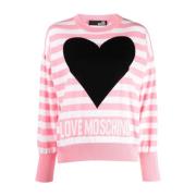 Pink Bomuld Sweater