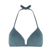 Blå Haj Trekant Bikini Top