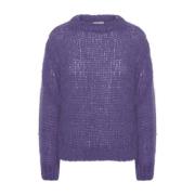 Alpaca Pullover i Violet