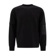 Sort Stretch Crewneck Sweatshirt AW24