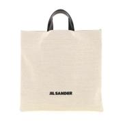 Logoet Tote Bag med Kontrasterende Bogstaver