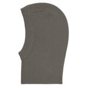 Merino Uld Ribstrikket Balaclava