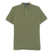 Tilpasset slim fit bomuld mesh polo shirt