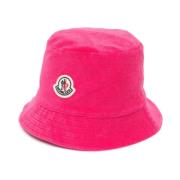 Reversible Logo Patch Bucket Hat