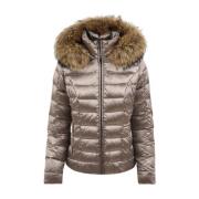 Bronze Puffer Coat til kvinder