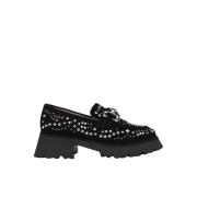 Moccasin med platform studs