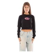 Oval D Cropped Sweatshirt