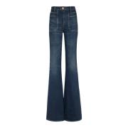 Flarede denim jeans