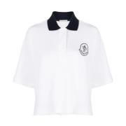 Polo T-shirt med kontrastkrave