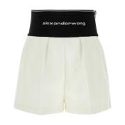 Hvide Bomuld Blandings Shorts