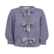 Coralie Bow Rib Cardigan