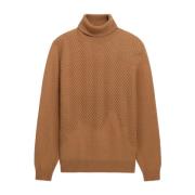 Højhalset sweater