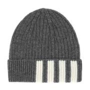 Kashmir Beanie Hat i Mørkegrå