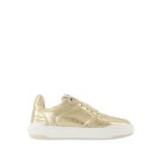 Guld Læder Wings Sneakers