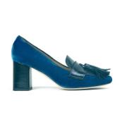 Velour Loafer med Tassels